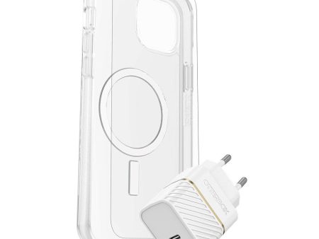 OtterBox iPhone 15 Plus Protection + Power Kit - MagSafe Cover, Skærmbeskyttelse & 30W Vægoplader For Cheap