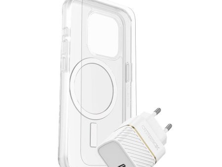 OtterBox iPhone 15 Pro Protection + Power Kit - MagSafe Cover, Skærmbeskyttelse & 30W Vægoplader Online Sale