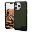 iPhone 15 Pro UAG METROPOLIS LT Series Cover - DuPont™ Kevlar - MagSafe Kompatibel - Olive on Sale