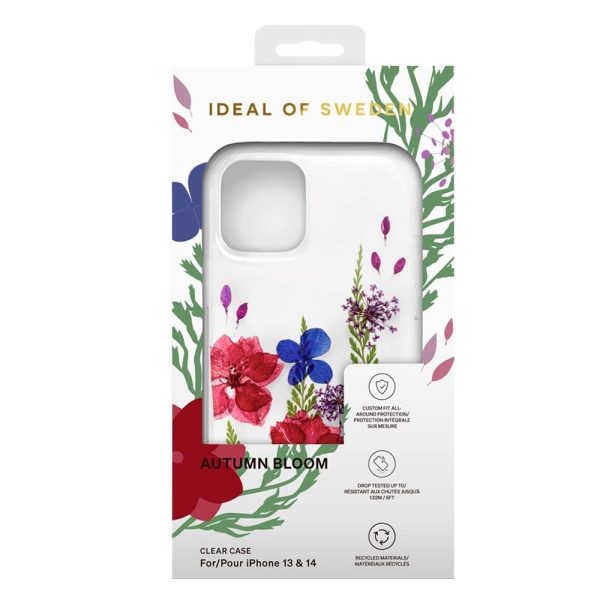 iDeal Of Sweden iPhone 14   13 Clear Case - Autumn Bloom For Discount