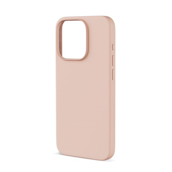 iPhone 15 Epico Silikone Cover - MagSafe Kompatibel - Lyserød Online Hot Sale