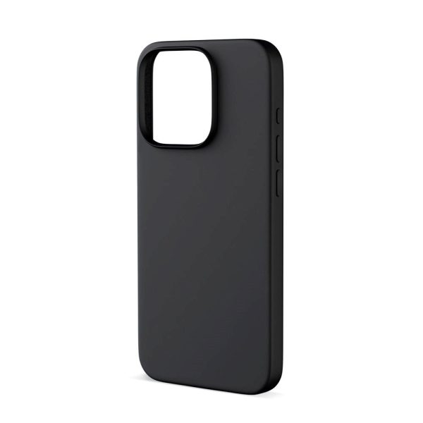 iPhone 15 Epico Silikone Cover - MagSafe Kompatibel - Sort For Sale