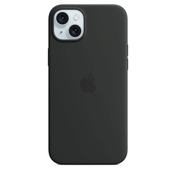 Original Apple iPhone 15 Plus Silikone MagSafe Cover Black (MT103ZM A) For Sale