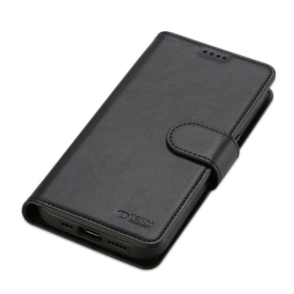 iPhone 15 Pro Tech-Protect Wallet m. Pung & Magnet - MagSafe Kompatibel - Sort For Cheap