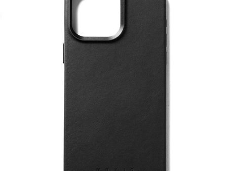 Mujjo iPhone 15 Pro Max Leather Case - MagSafe Kompatibel - Sort Online Sale