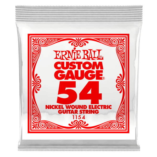 Ernie Ball 1154EB Nickel Wound Electric Custom Gauge Electric Guitar String - 0.054 on Sale