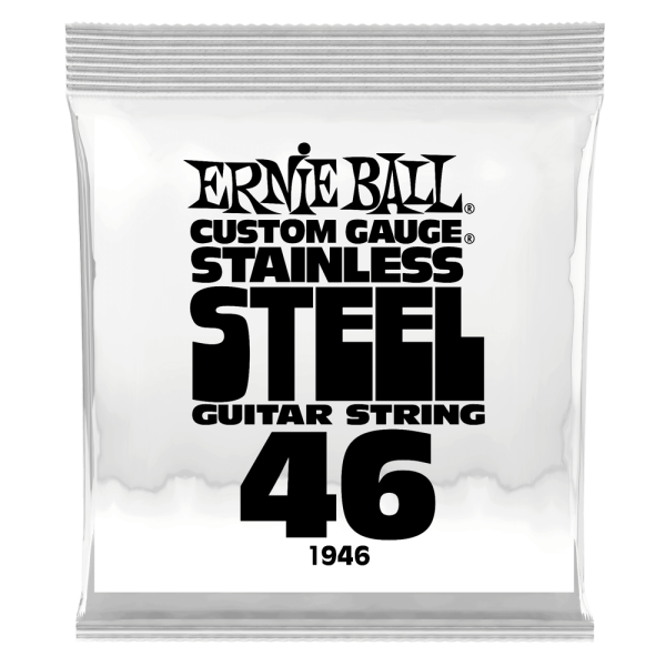 Ernie Ball 1946EB Custom Gauge Stainless Steel Wound Electric Guitar String - 0.046 Supply