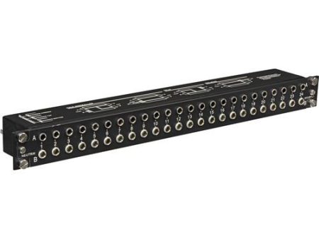 Neutrik Balanced Patch Bay NYS-SPP-L-1 48-Point 14 Trs Balanced Patch Bay Supply