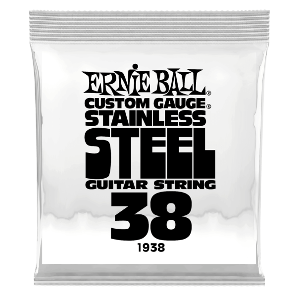 Ernie Ball 1938EB Custom Gauge Stainless Steel Wound Electric Guitar String - 0.038 Online Sale