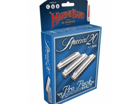 Hohner 3P560PBX Special 20 Harmonica - 3 Pack Online now