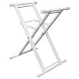 Odyssey LTBXSWHT - White Heavy-Duty X-Stand for DJ Coffins and Controller Cases Supply