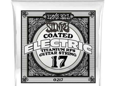 Ernie Ball 0217EB Slinky Coated Titanium Reinforced Plain Electric Guitar String - 0.017 Online Sale