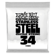 Ernie Ball 1934EB Custom Gauge Stainless Steel Wound Electric Guitar String - 0.034 For Discount