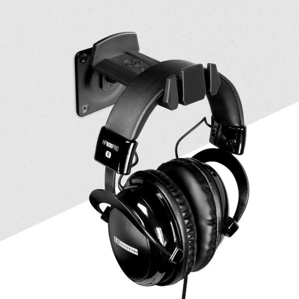 Gravity GR-GHPHWMB01B Wall Mount Headphones Hanger Online now