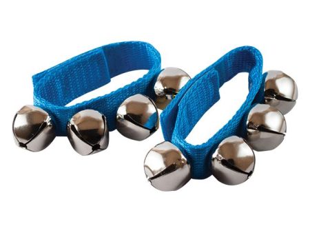 Mano Percussion MP-WBL-BL Wrist Bells (Blue) For Sale