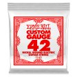 Ernie Ball 1142EB Nickel Wound Electric Custom Gauge Electric Guitar String - 0.042 on Sale