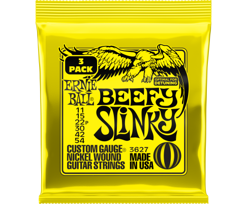 Ernie Ball 3627EB Beefy Slinky Electric Strings 11-54 3-Pack Discount