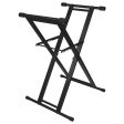 Odyssey LTBXS - Black Heavy-Duty X-Stand for DJ Coffins and Controller Cases For Cheap