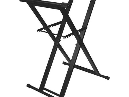 Odyssey LTBXS - Black Heavy-Duty X-Stand for DJ Coffins and Controller Cases For Cheap