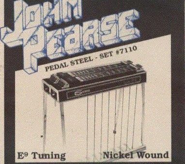 John Pearse JP7110 Nickel Wound Pedal Steel Guitar Strings - E9 Tuning Fashion