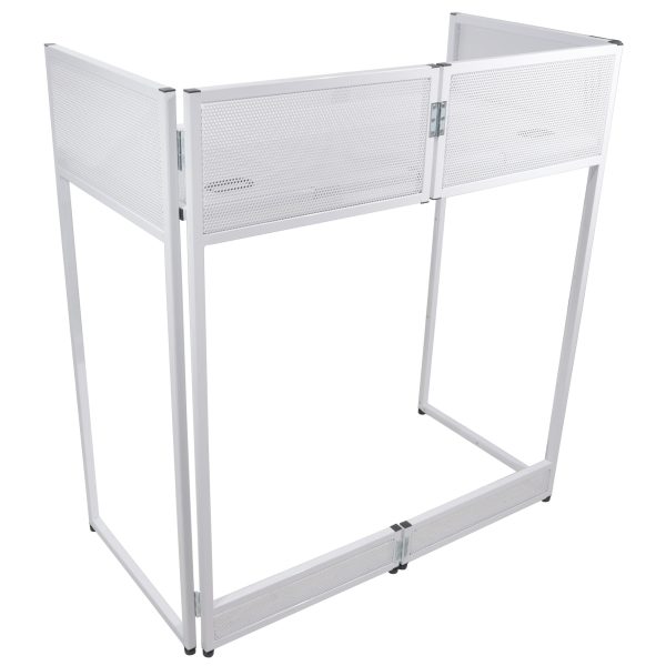 ProX XF-VISTAWHMK2 Vista DJ Booth Facade Table Station - White Sale