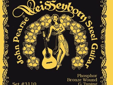 John Pearse JP3110 Phosphor Bronze Weissenborn Guitar Strings - G Tuning Online Hot Sale