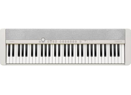 Casio CTS1 61-Key Portable Keyboard - White For Sale