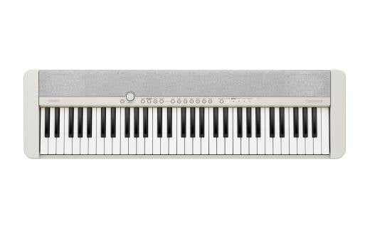 Casio CTS1 61-Key Portable Keyboard - White For Sale