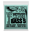 Ernie Ball 2850EB Nickel Wound Super Long Scale Slinky 5 String Bass Strings - .045-.130 Sale