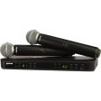 Shure BLX288 B58-J11 Dual-Channel Wireless Handheld Microphone System with Beta 58A Capsules (J11: 596 to 616 MH) on Sale