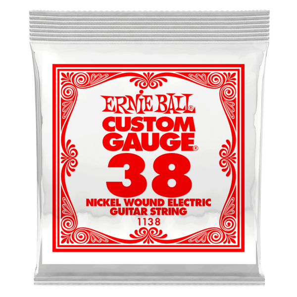 Ernie Ball 1138EB Nickel Wound Electric Custom Gauge Electric Guitar String - 0.038 Online Sale