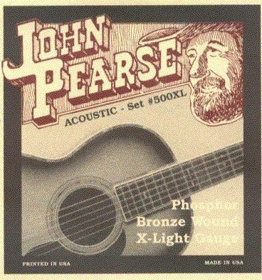 John Pearse JP500XL Phosphor Bronze Acoustic Guitar Strings - Extra Light Supply