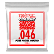 Ernie Ball 1246EB Classic Pure Nickel Wound Custom Gauge Electric Guitar String - 0.046 For Discount