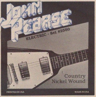 John Pearse JP2550 Nickel Electric Guitar Strings - EZ Bend Country For Sale