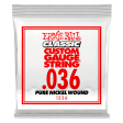 Ernie Ball 1236EB Classic Pure Nickel Wound Custom Gauge Electric Guitar String - 0.036 For Cheap