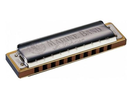 Hohner 1896BX-MB Marine Band 1896 Classic Harmonica in B Minor Natural on Sale