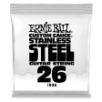 Ernie Ball 1926EB Custom Gauge Stainless Steel Wound Electric Guitar String - 0.026 on Sale