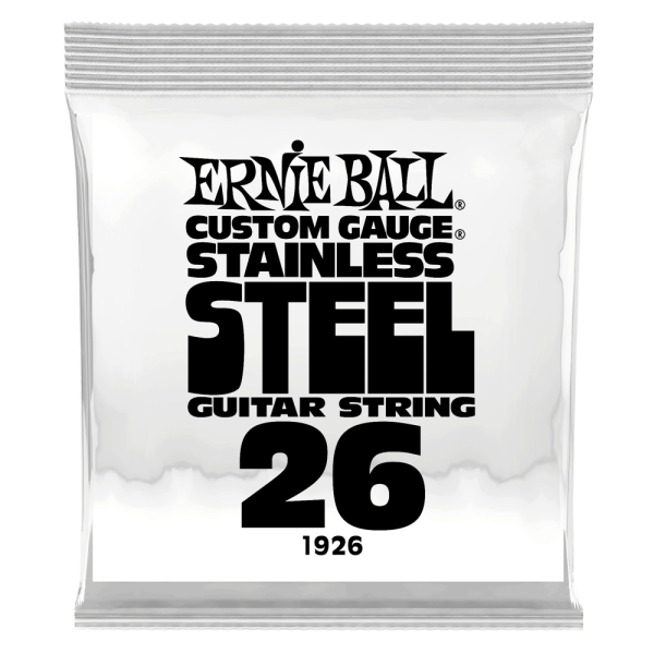 Ernie Ball 1926EB Custom Gauge Stainless Steel Wound Electric Guitar String - 0.026 on Sale