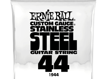 Ernie Ball 1944EB Custom Gauge Stainless Steel Wound Electric Guitar String - 0.044 For Sale