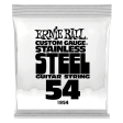 Ernie Ball 1954EB Custom Gauge Stainless Steel Wound Electric Guitar String - 0.054 Online Hot Sale