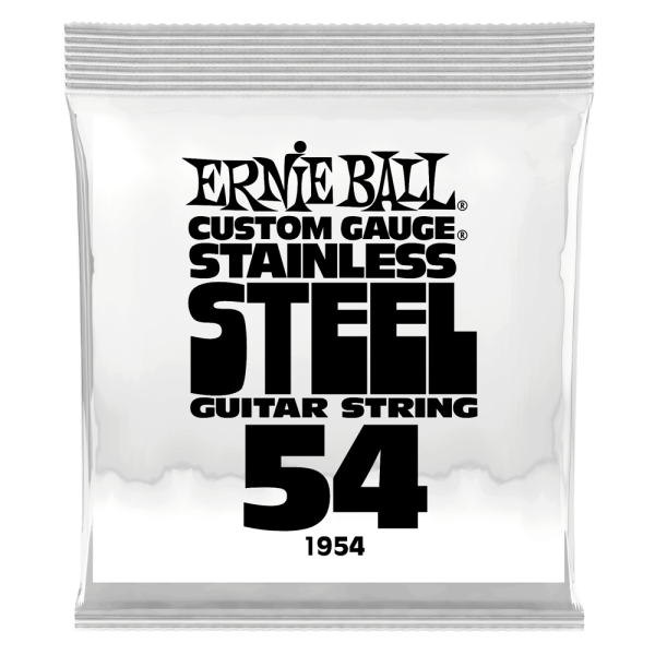 Ernie Ball 1954EB Custom Gauge Stainless Steel Wound Electric Guitar String - 0.054 Online Hot Sale