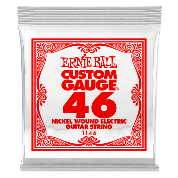 Ernie Ball 1146EB Nickel Wound Electric Custom Gauge Electric Guitar String - 0.046 Supply