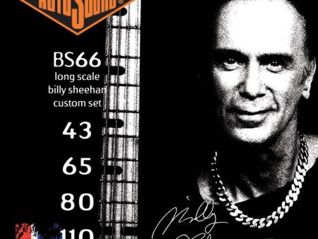 Rotosound BS66 Billy Sheehan Swing Bass String Set 43-110 on Sale