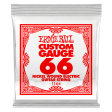 Ernie Ball 1166EB 3-Pack Nickel Wound Electric Custom Gauge Electric Guitar Strings - 0.066 Cheap