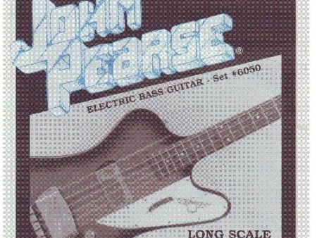 John Pearse JP6050 Nickel Electric Bass Guitar Strings - Long Scale Online Hot Sale