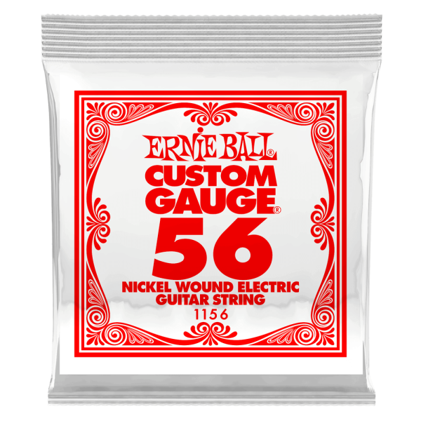 Ernie Ball 1156EB Nickel Wound Electric Custom Gauge Electric Guitar String - 0.056 Discount