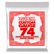 Ernie Ball 1174EB 3-Pack Nickel Wound Electric Custom Gauge Electric Guitar Strings - 0.074 Discount