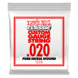 Ernie Ball 1220EB Classic Pure Nickel Wound Custom Gauge Electric Guitar String - 0.020 Fashion