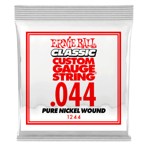 Ernie Ball 1244EB Classic Pure Nickel Wound Custom Gauge Electric Guitar String - 0.044 Cheap