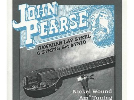 John Pearse JP7310 Nickel Wound 6-String Hawaiian Lap Steel Guitar Strings - Am6 Tuning Sale